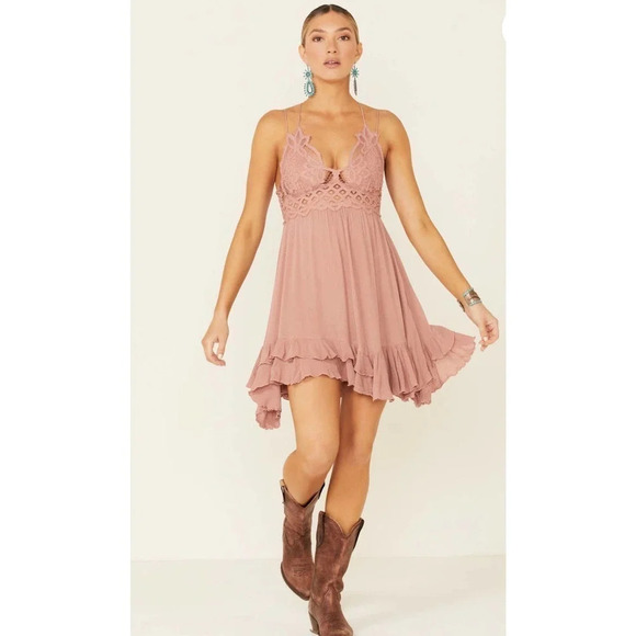 FREE PEOPLE WOMEN'S ADELLA SLIP DRESS - Picture 1 of 10